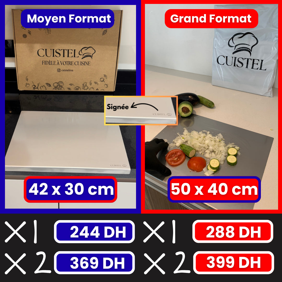 Planche de découpe INOX PRO